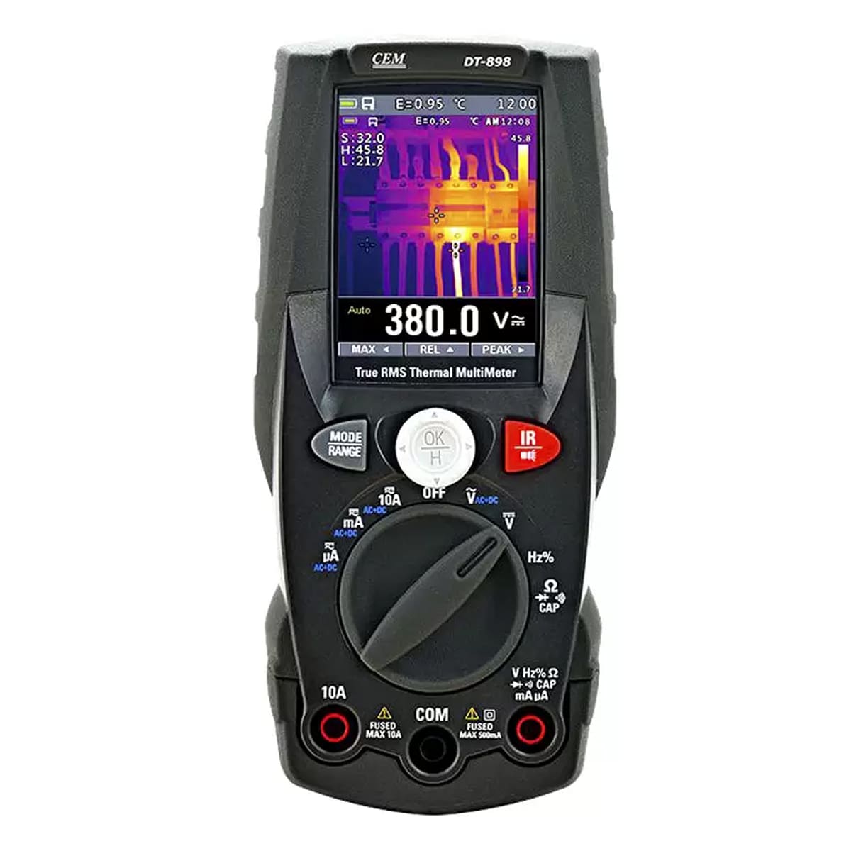 DT-898 Мультиметр TRMS с встроенным тепловизором