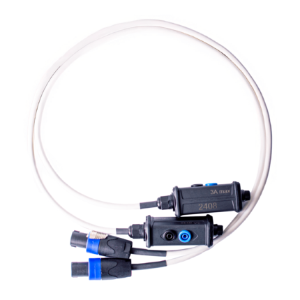 Переходник на провода с разъемом «банан» с предохранительными вставками 3А